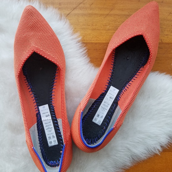 Rothys Retired Persimmon Points, Sz 9 - Picture 6 of 7